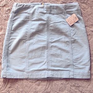 Free People Light Blue Skirt